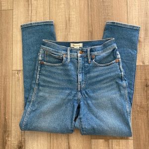 Madewell Stovepipe Jeans sz 25